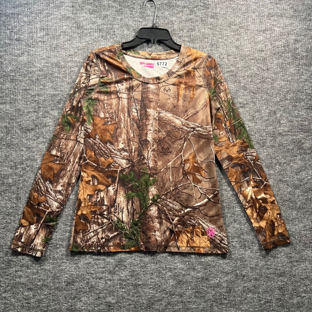 Game Winner Womens Small Realtree Xtra Camo Long Sleeve Performance Shirt